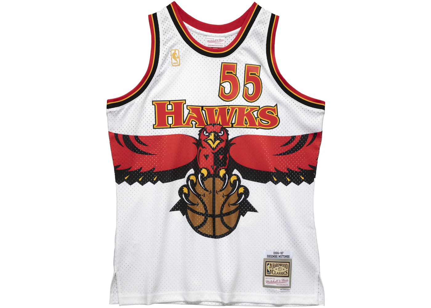 Mitchell Ness Dikembe Mutombo Atlanta Hawks 1996 97 Swingman