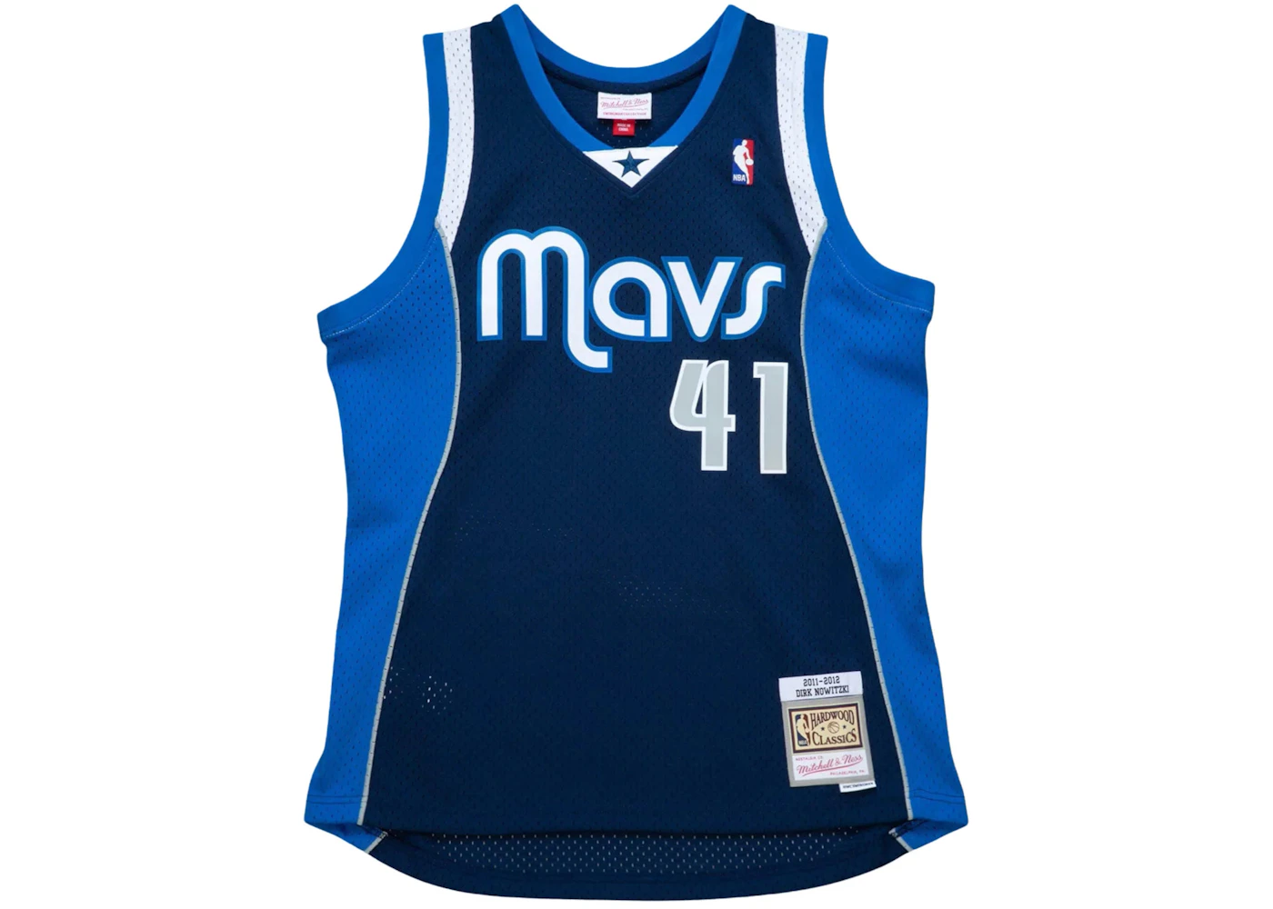 Mitchell Ness Dirk Nowitzki Dallas Mavericks 2011-12 Swingman