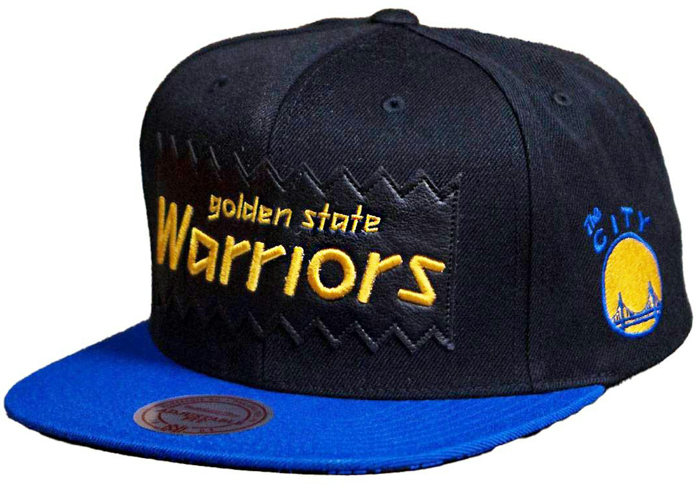Mitchell & Ness Golden State Warriors STA3 Wool Snapback Cap Black - SS22 -  US