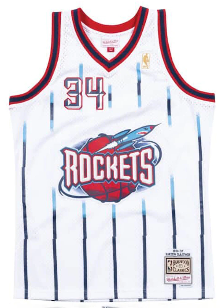 Vintage 90s Houston Rockets Hakeem Olajuwon Youth XL Jersey 