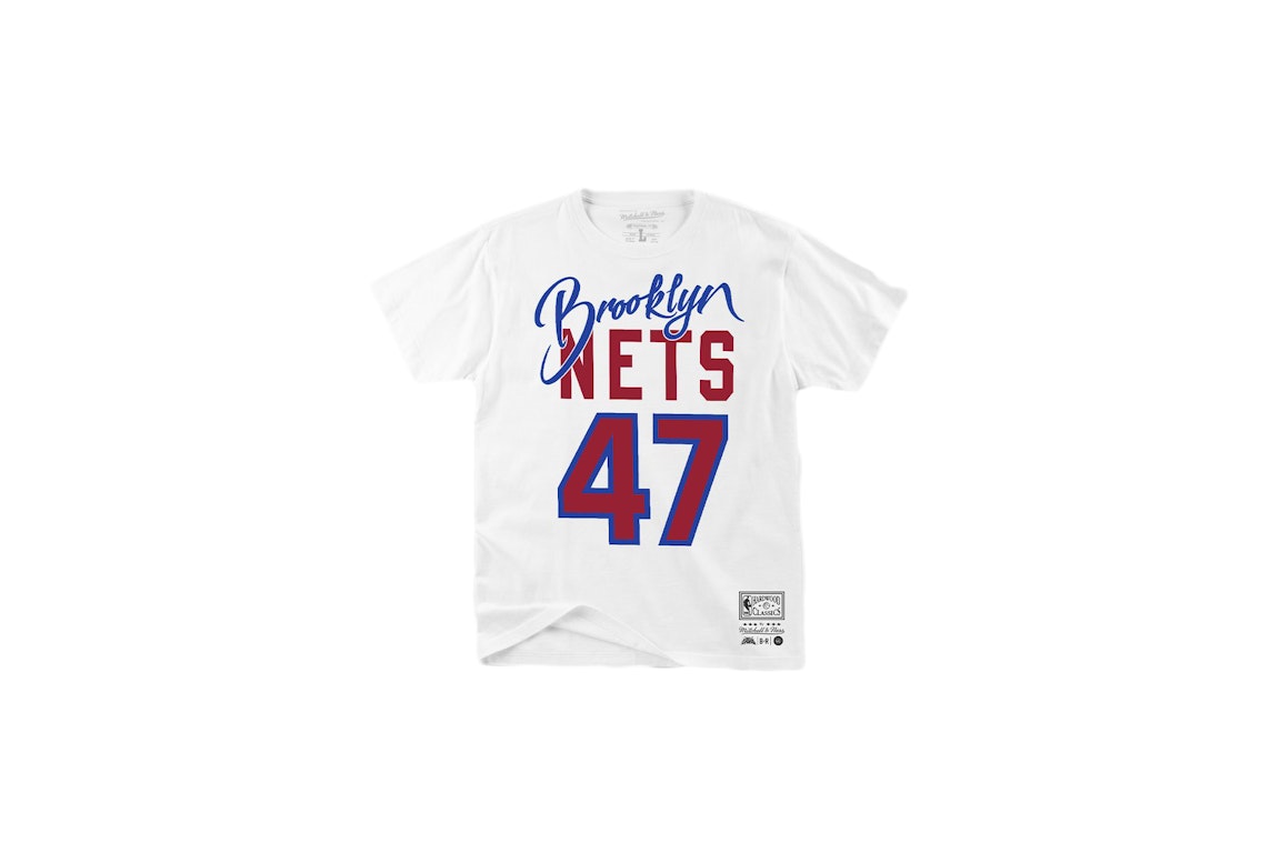 Pre-owned Mitchell & Ness Joey Bada$$ X Brooklyn Nets T-shirt White