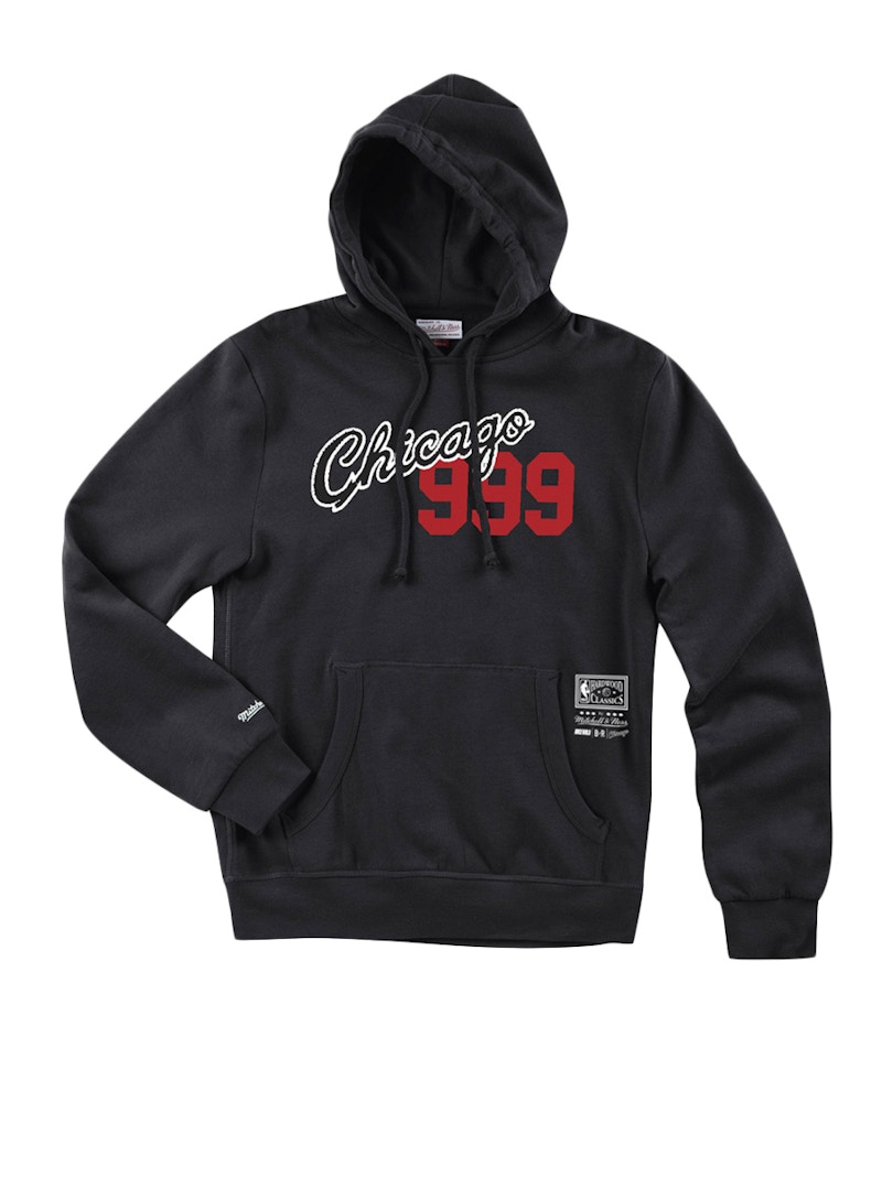 Mitchell & Ness Juice WRLD x Chicago Bulls Hoodie Black Men's