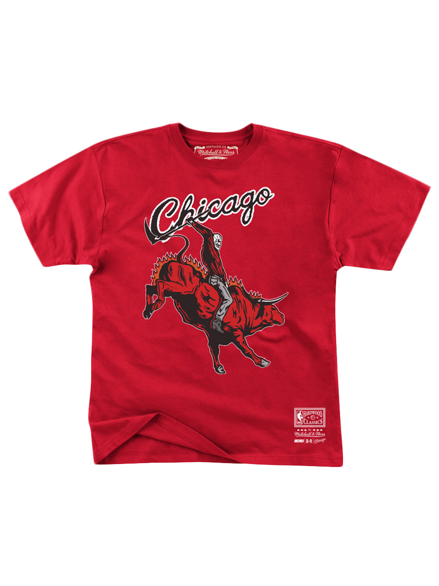 Mitchell & Ness Juice WRLD x Chicago Bulls T-shirt Red