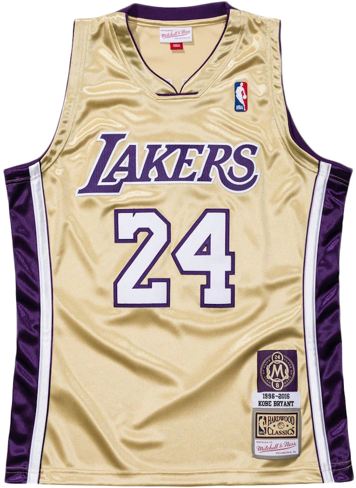 Adidas Mens Black LA Lakers Kobe Bryant Jersey #24 Sewn Swingman