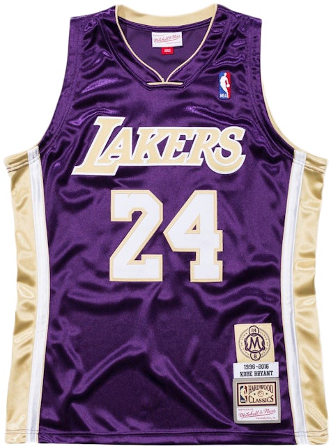 Los Angeles Lakers Kobe Bryant 1996 Authentic Jersey By Mitchell & Ness -  No. 8 - Purple - Mens