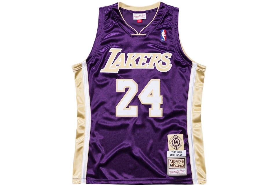 Los Angeles Lakers Kobe Bryant 1996 Authentic Jersey By Mitchell & Ness -  No. 8 - Purple - Mens