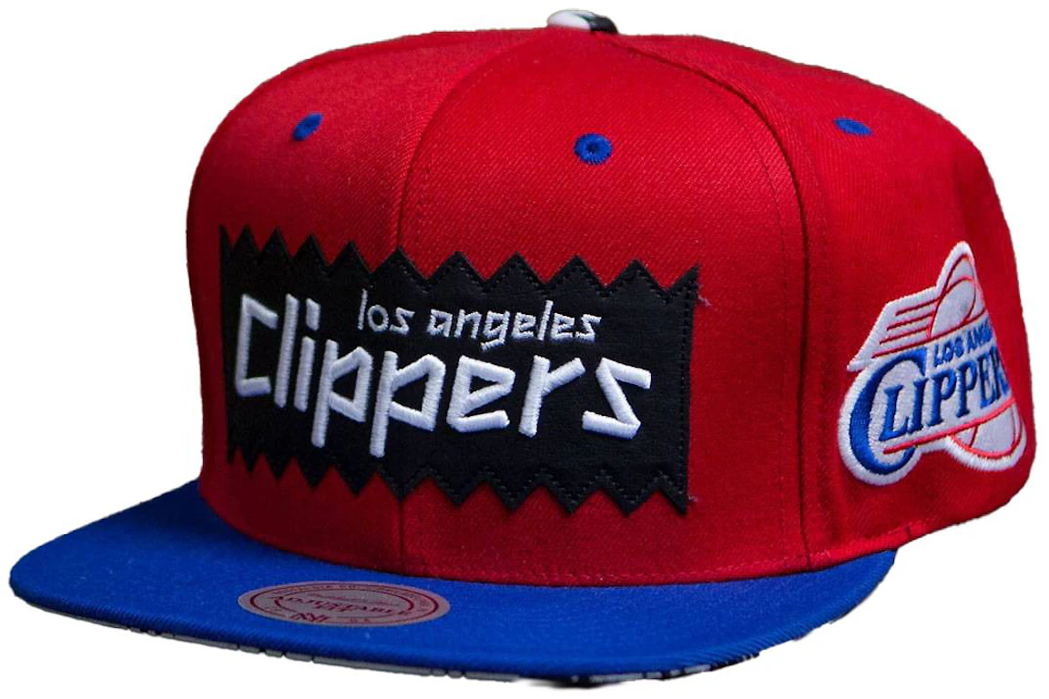 Mitchell & Ness Los Angeles Clippers STA3 Wool Snapback Cap Red/Royal