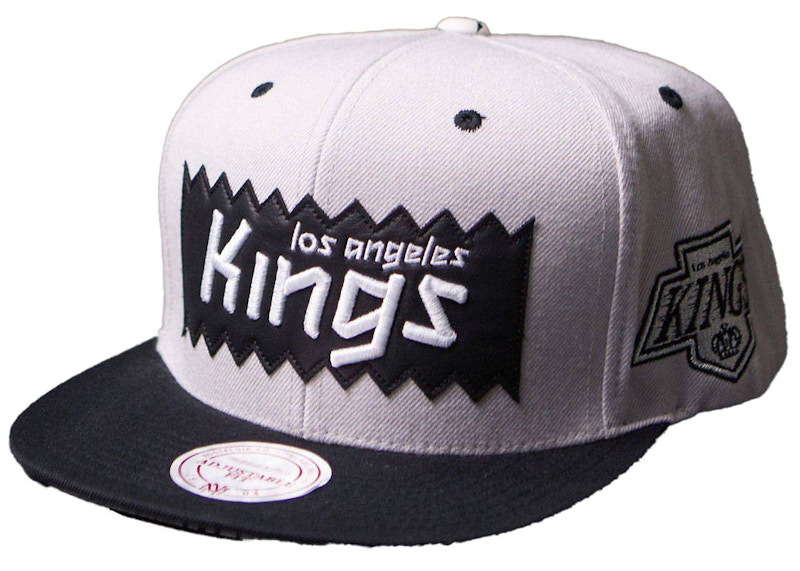 Mitchell & Ness Los Angeles Kings STA3 Wool Snapback Cap Silver