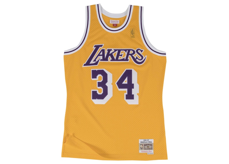 Lakers on sale yellow jersey