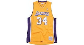 Bape x Mitchell＆Ness Los Angeles Lakers Jersey Tanktop Yellow Size 2XL NWT