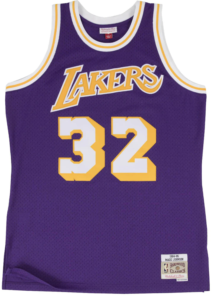 Youth Mitchell & Ness Magic Johnson Gold Los Angeles Lakers