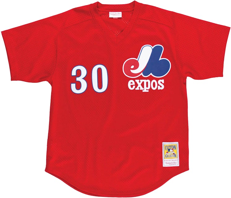 Mitchell & Ness Mesh BP Montreal Expos 1989 Tim Raines Authentic Jersey  Scarlet - SS23 Men's - US