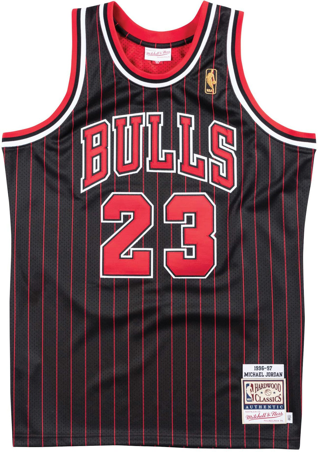 At bidrage Arbejdskraft Stien Mitchell & Ness Michael Jordan Chicago Bulls 1996-97 Alternate Authentic  NBA Jersey Black/Red/White - SS23 Men's - US
