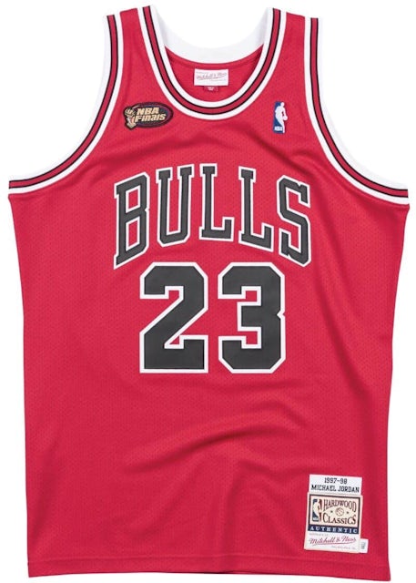 Michael Jordan 1997-98 Chicago Bulls NBA Finals Nike Authentic