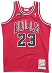 Mitchell & Ness Michael Jordan Chicago Bulls 1996-97 Home Authentic NBA  Jersey White/Red/Black Men's - SS23 - US