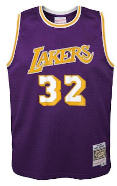 Magic Johnson Purple NBA Jerseys for sale