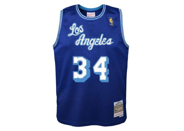 Mitchell & Ness NBA Kids Los Angeles Lakers Shaquille O'Neal 1996-97  Swingman Alternate Jersey Blue