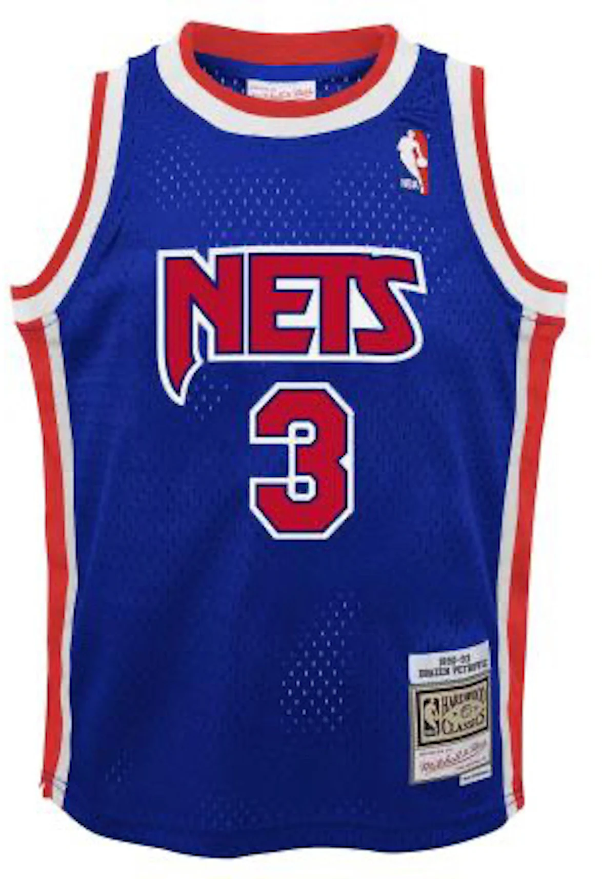 Mitchell & Ness NBA Kids Nets Petrovic Drazen 1992-93 Swingman Road Jersey  Royal