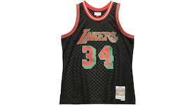 Mitchell & Ness Neapolitan Shaquille O'Neal Los Angeles Lakers 1996-97 Swingman Jersey Black