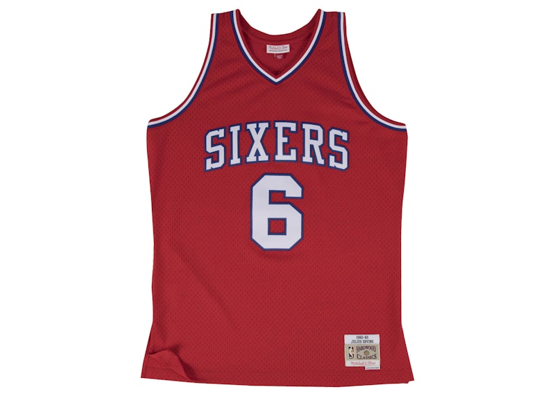 Julius erving best sale jersey for sale