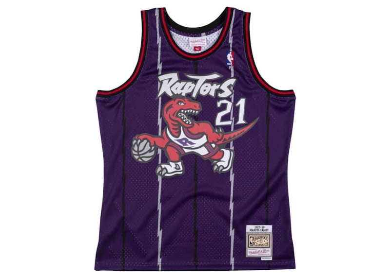 Mitchell Ness Toronto Raptors 1998 99 Marcus Camby Swingman Jersey Purple