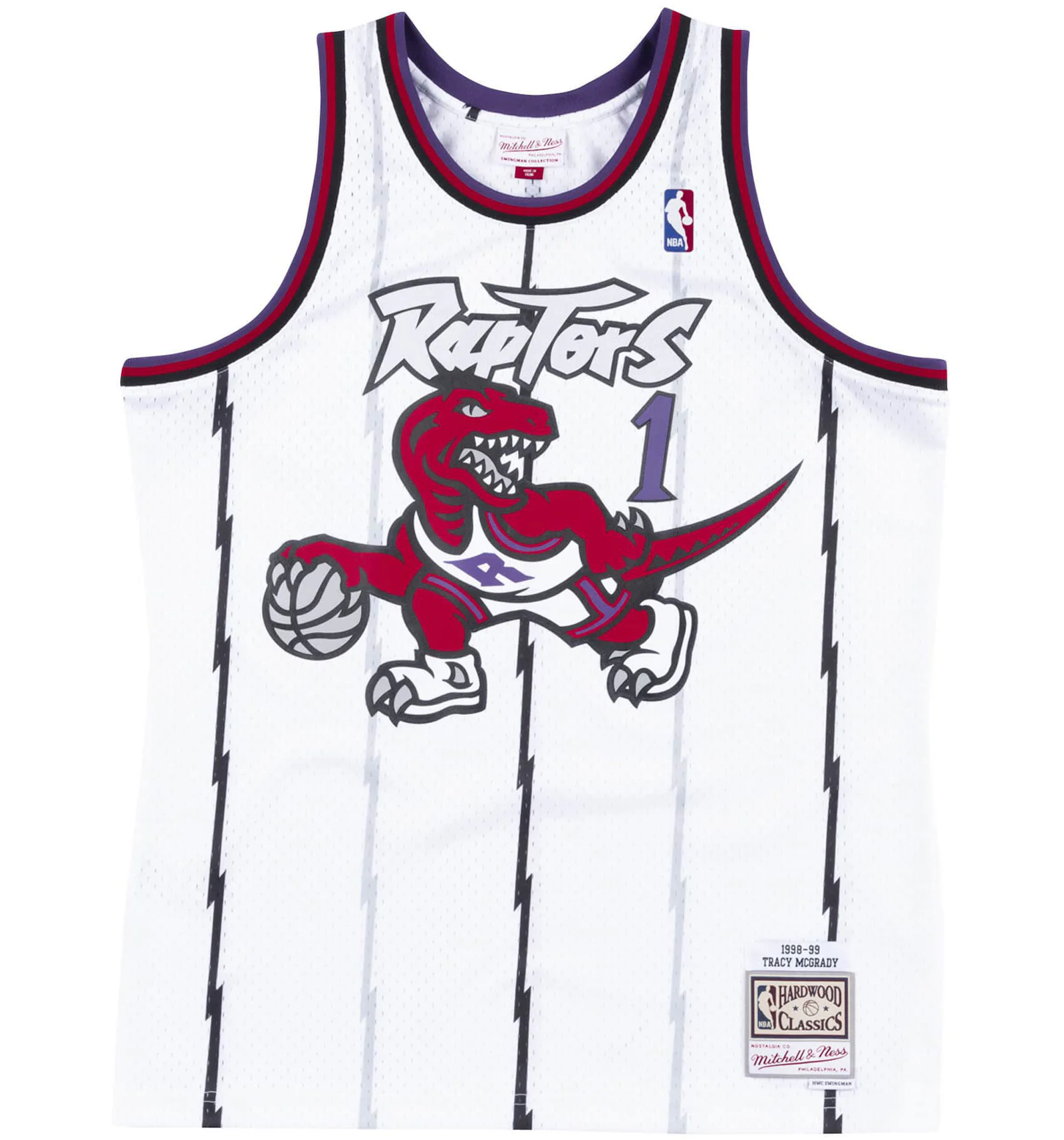 Mitchell & Ness Toronto Raptors 1998-99 Tracy McGrady Swingman Jersey ...