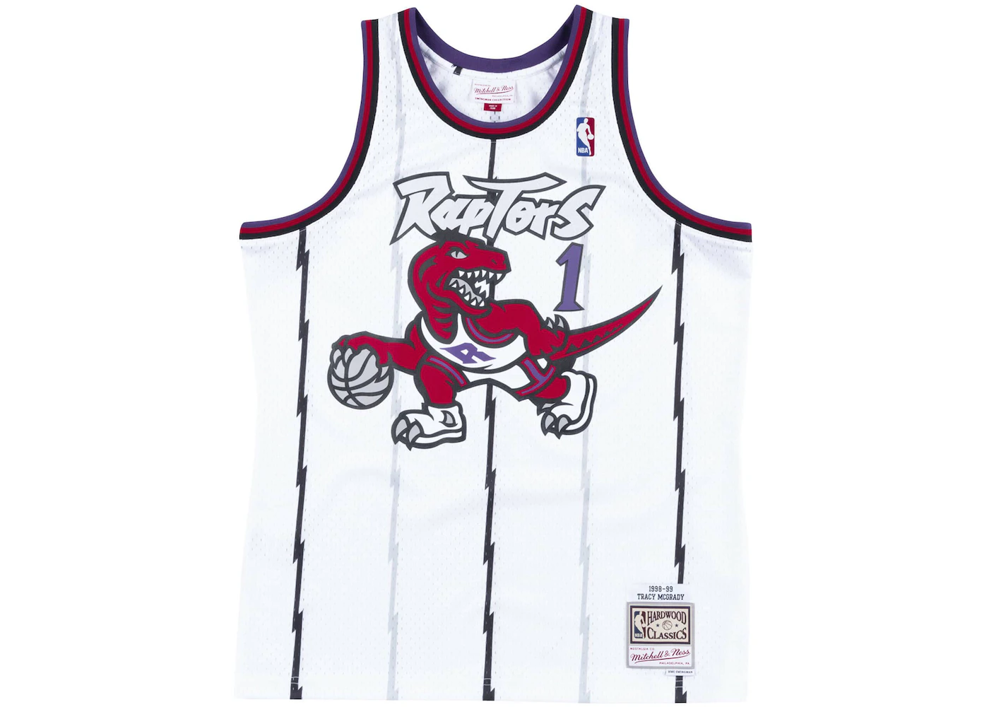 Mitchell & Ness Toronto Raptors 1998-99 Tracy McGrady Swingman Jersey ...