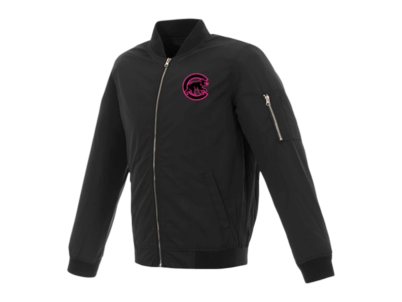 Mitchell & Ness Women's Chicago Cubs JH Design Nylon Bomber