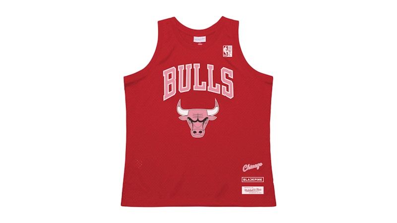 Mitchell & Ness x BLACKPINK Chicago Bulls Jersey Red - SS25 - US