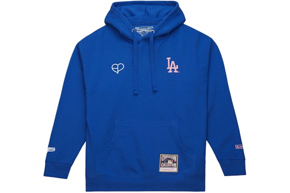 Mitchell & Ness x BLACKPINK Los Angeles Dodgers Hoodie Blue