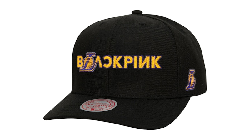 Mitchell & Ness x BLACKPINK Los Angeles Lakers Snapback Black