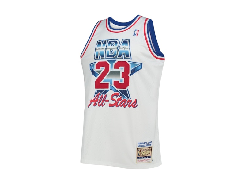 Pre-owned Mitchell & Ness Men's  X Nba Eastern Conference Michael Jordan Hardwood Classics 1992 Allstar Game Au In White