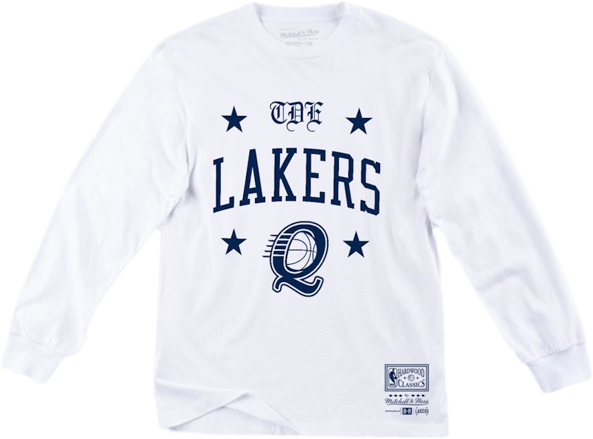 Mitchell & Ness x Schoolboy Q X Los Angeles Lakers Long Sleeve T-Shirt  White Men's - SS20 - US
