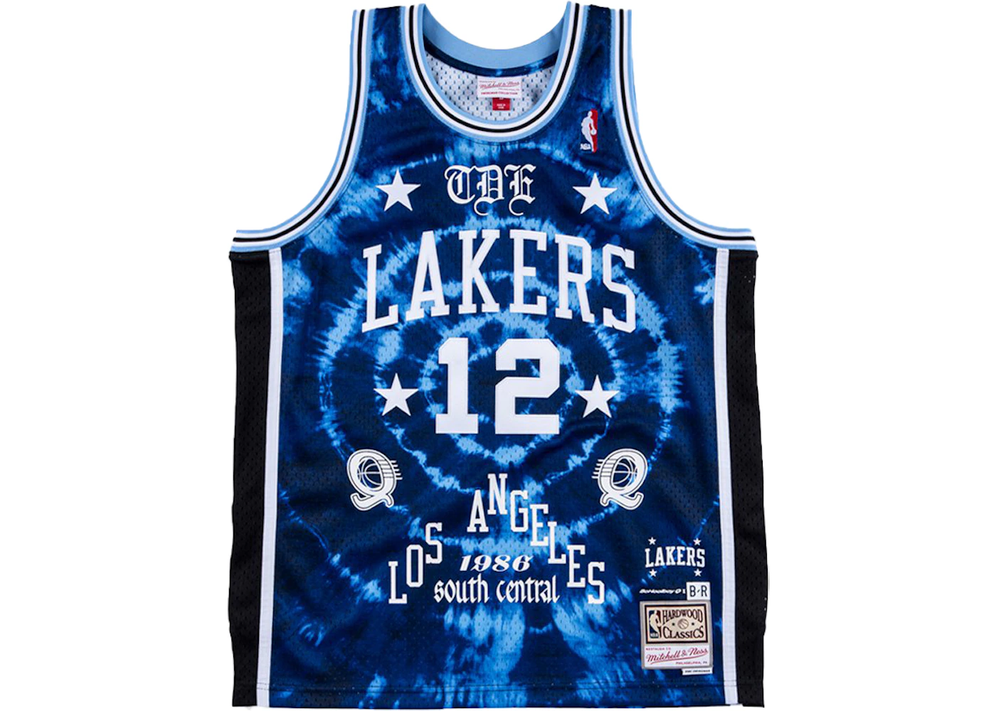 Mitchell & Ness x Schoolboy Q X Los Angeles Lakers Swingman Jersey Blue Tie Dye Men's - SS20 - US Mitchell & Ness x Schoolboy Q X Los Angeles Lakers Swingman Jersey Blue Tie Dye Men's - SS20 - US
