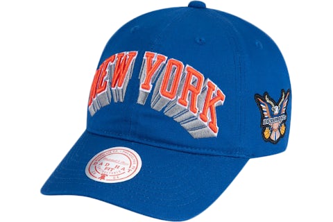 Mitchell Ness x The Diplomats x New York Knicks Strapback Hat Blue SS20 US