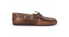 Miu Miu Bleached Leather Loafers Brown (Women's)