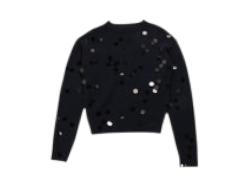 Miu Miu Cotton Knit Polo Shirt Blu/Verde - FW25 - US