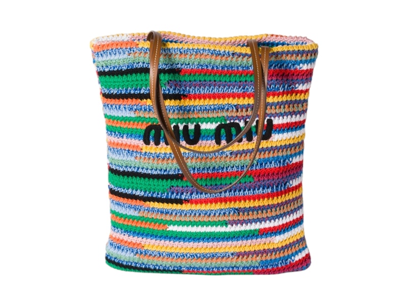 Pre-owned Miu Miu Women's Crochet Tote