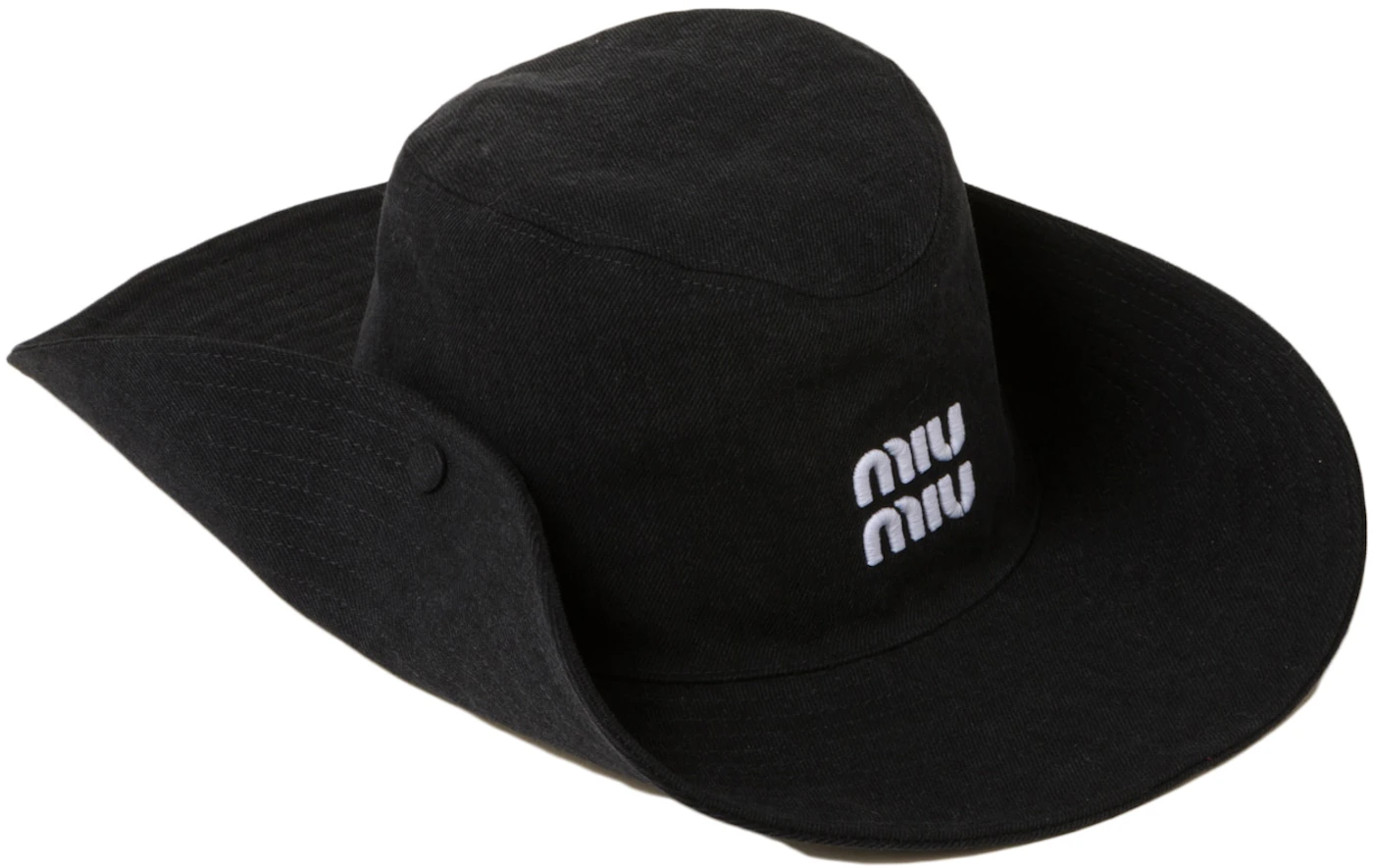 Miu Miu Straw Hat With Logo