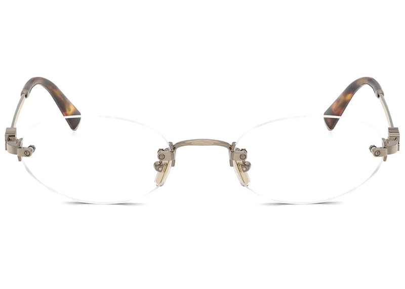 Pre-owned Miu Miu Women's Frameless Optical Glasses In Silver/clear (0mu 53wv 1bc1o1)