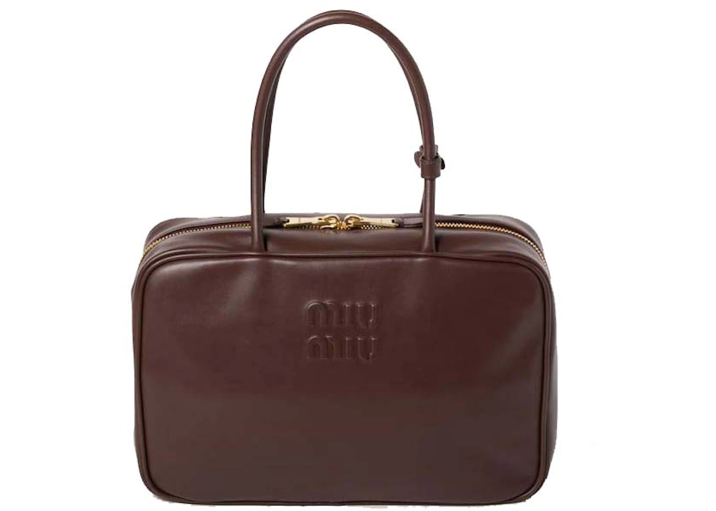 Miu Miu Beau Tasche aus Leder Dornholz in Leather – DE