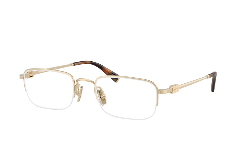 Miu Miu MU 52WV Optical Frame Pale Gold
