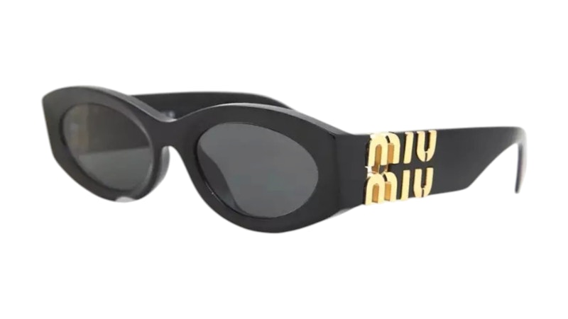 Miu Miu Round Frame Women (0MU11WS1AB5S054) Sunglasses in Black