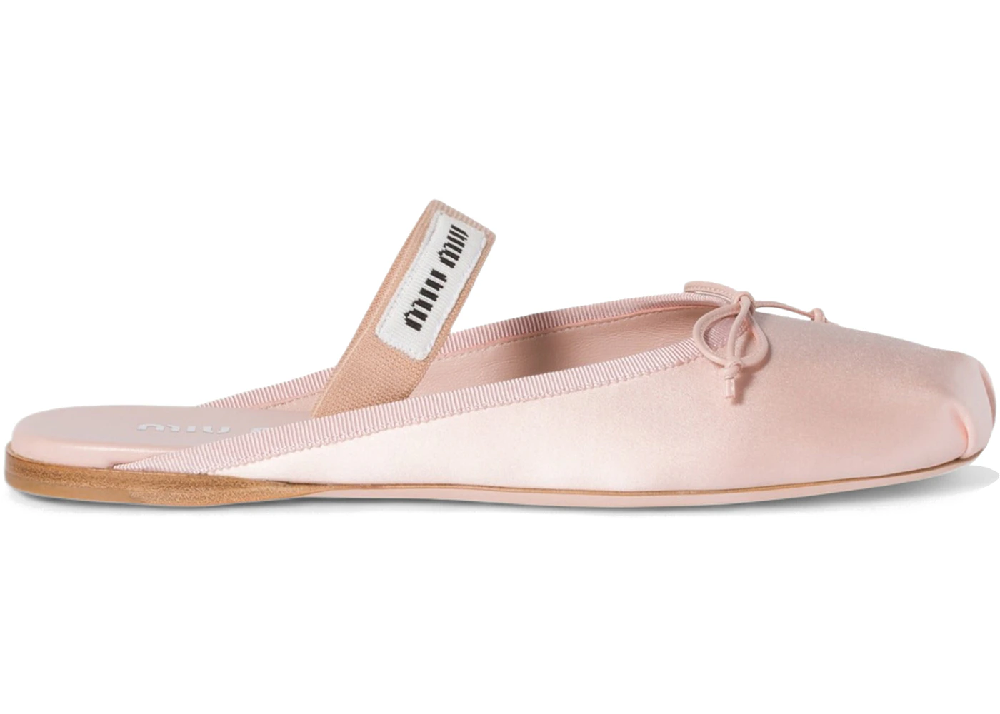 Ballet Shoe Miu Miu Ballerine Rosa Miu Miu Satin Ballerina Mules