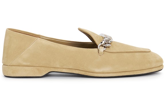 Miu Miu Mokassins aus Veloursleder Beige (Damen)