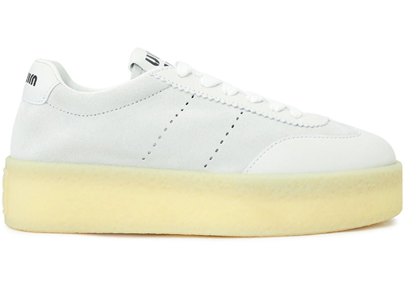 Miu Miu Suede Platform Sneakers White (Women's) 5E278E-3L96