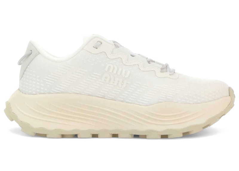 Miu Miu Technical Fabric Sneakers (Women's) in White