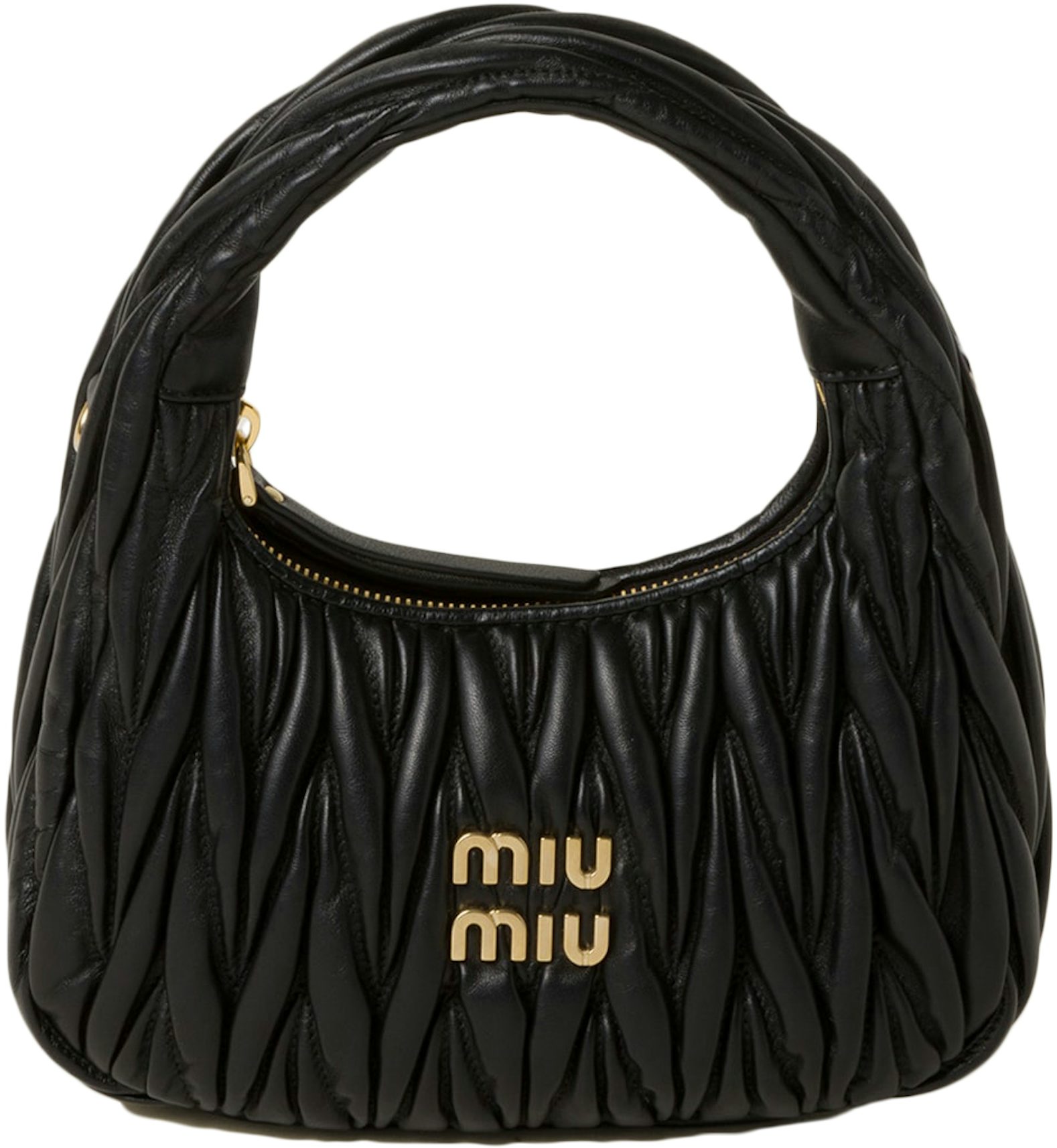 Miu Miu Matelassé Nappa Leather Shoulder Bag