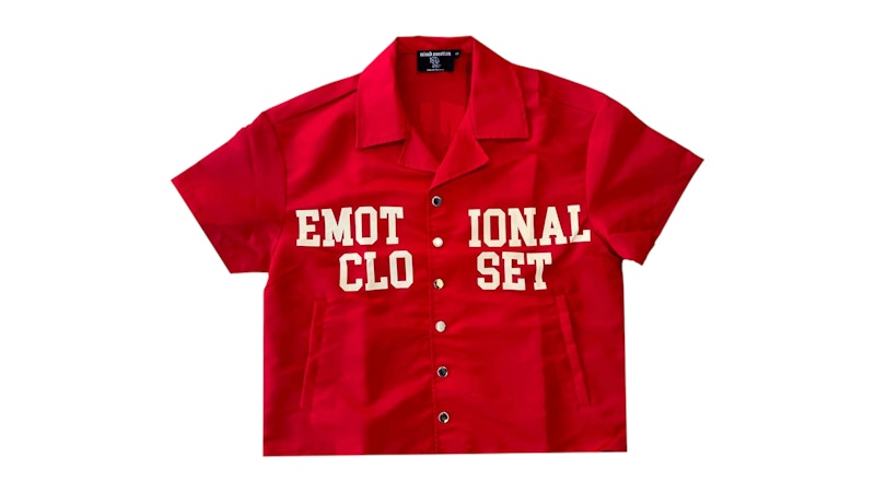 Mixed Emotion Backyard Nylon Shirt Red