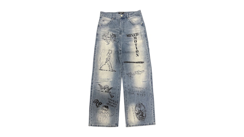 Mixed Emotion Canvas Denim Blue